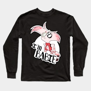 Babie Angel Sticker Long Sleeve T-Shirt